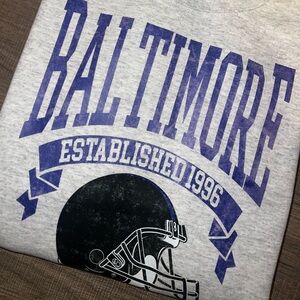 Baltimore football crewneck